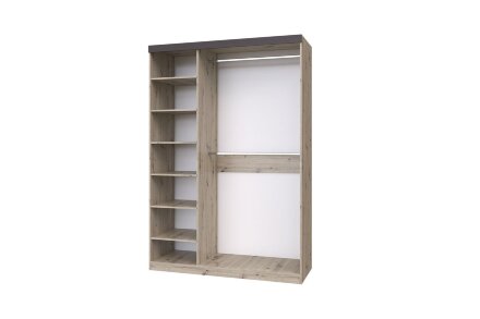 Шкаф 3-х дверный ШР-3 (без зеркал) Тиана, Дуб Бонифаций/Вольфрам  