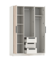 Шкаф 3-х дверный 83.08 Вегас, Белый